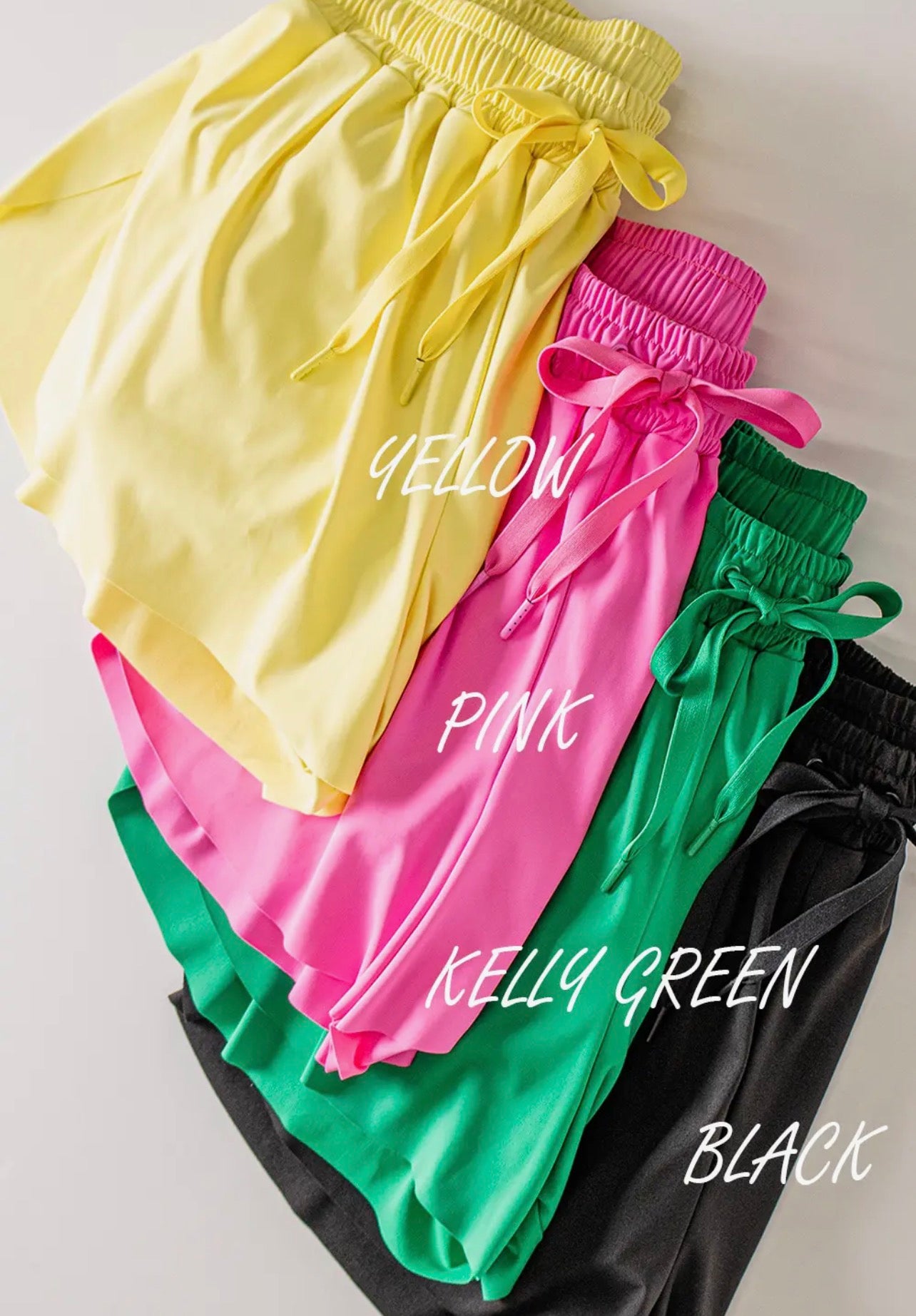 Side Overlap Activewear Shorts w/ Shorts Lining