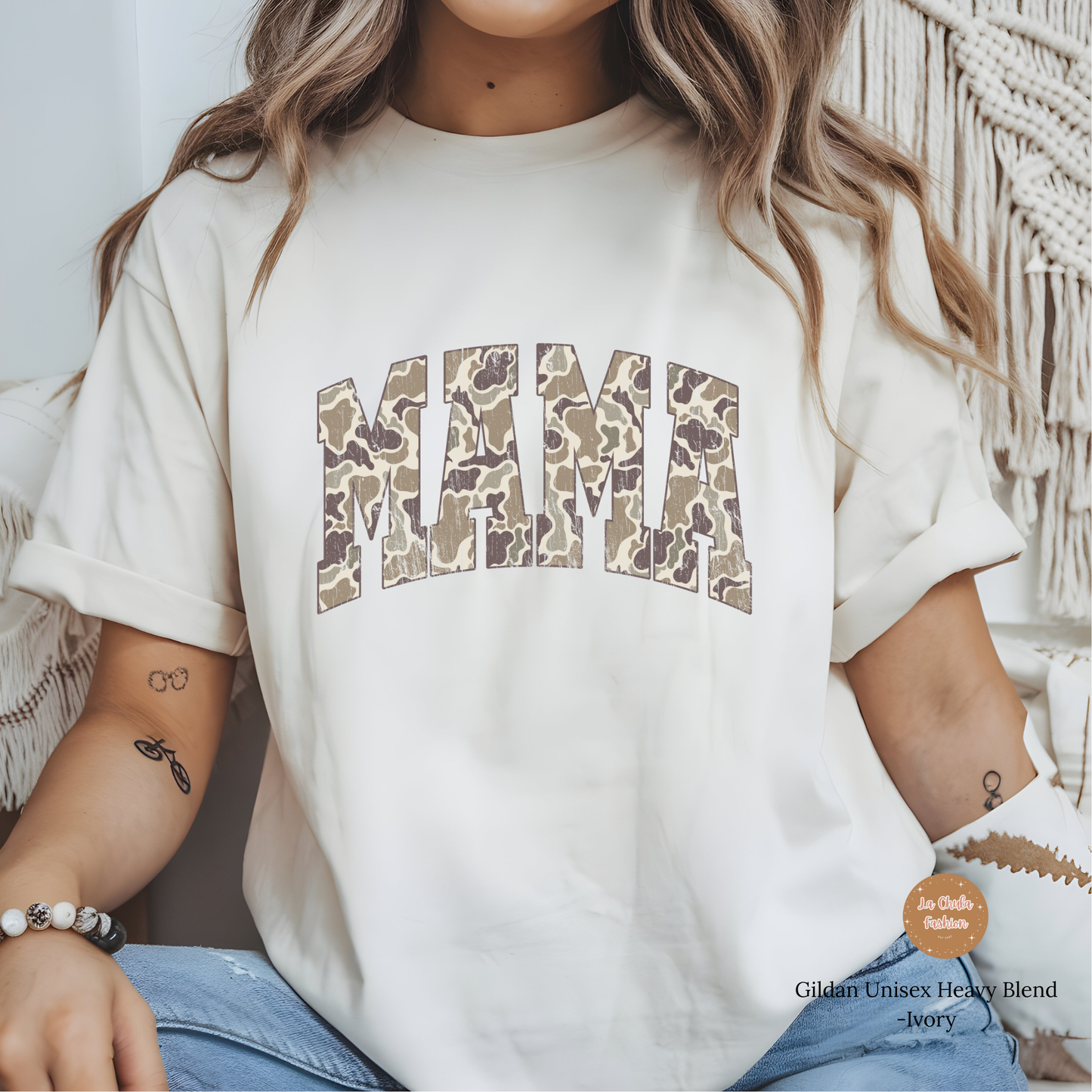 Camo MAMA Tee
